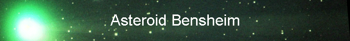 Asteroid Bensheim
